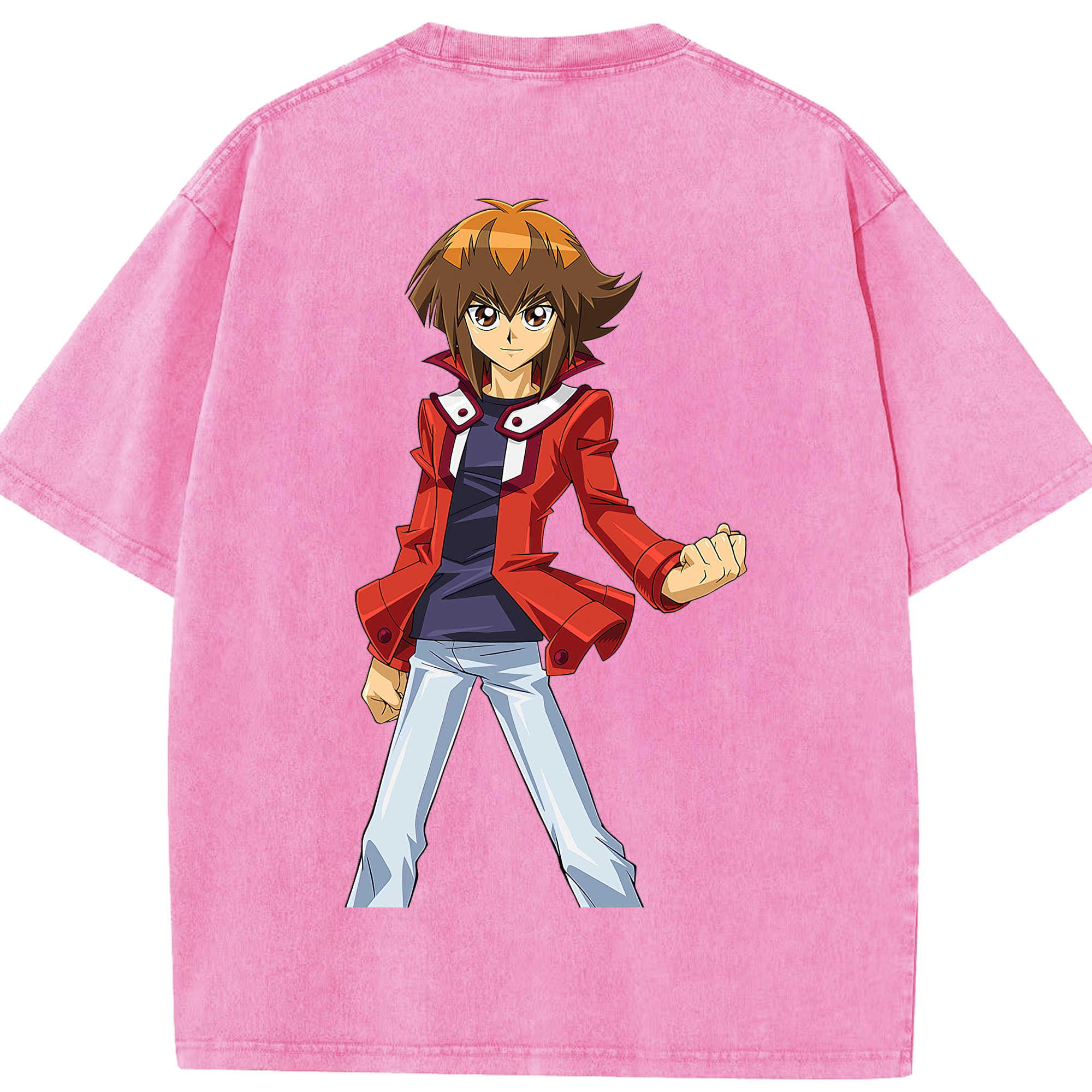 （画像用） 遊☆戯☆王 Yu-Gi-Oh! 綿100% ヴィンテージ風 半袖Tシャツ（背面プリント）